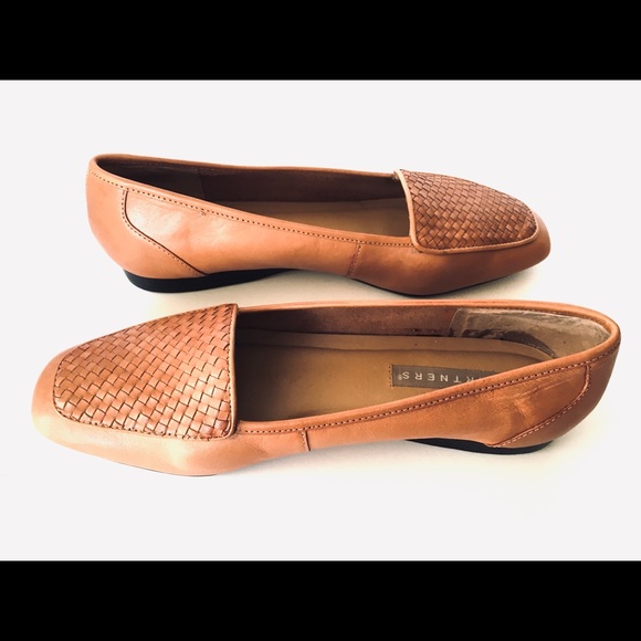 Partners Shoes | Woven Basket Weave Toe Leather Loafer Womans 8 | Poshmark